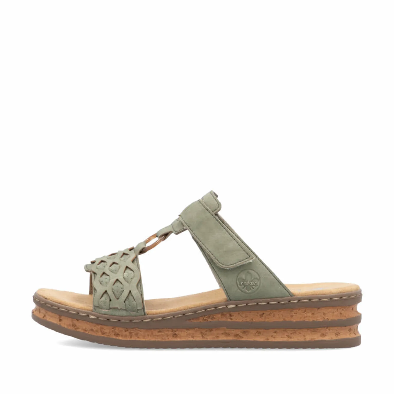 Rieker Pantoletten & Hausschuhe<Damen Pantoletten mint Grün