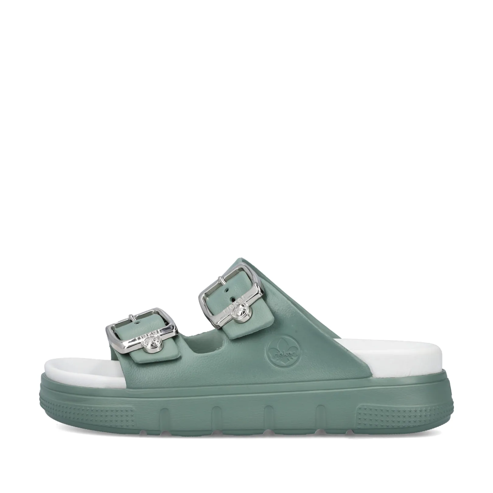 Rieker Pantoletten & Hausschuhe<Damen Pantoletten mint Grün