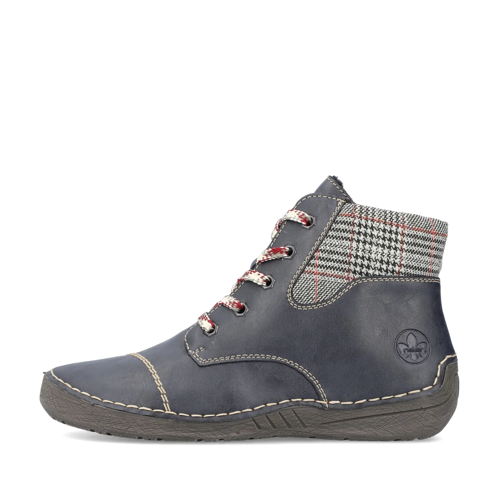 Rieker Halbschuhe & Slipper<Damen Schnürschuhe stahl Blau