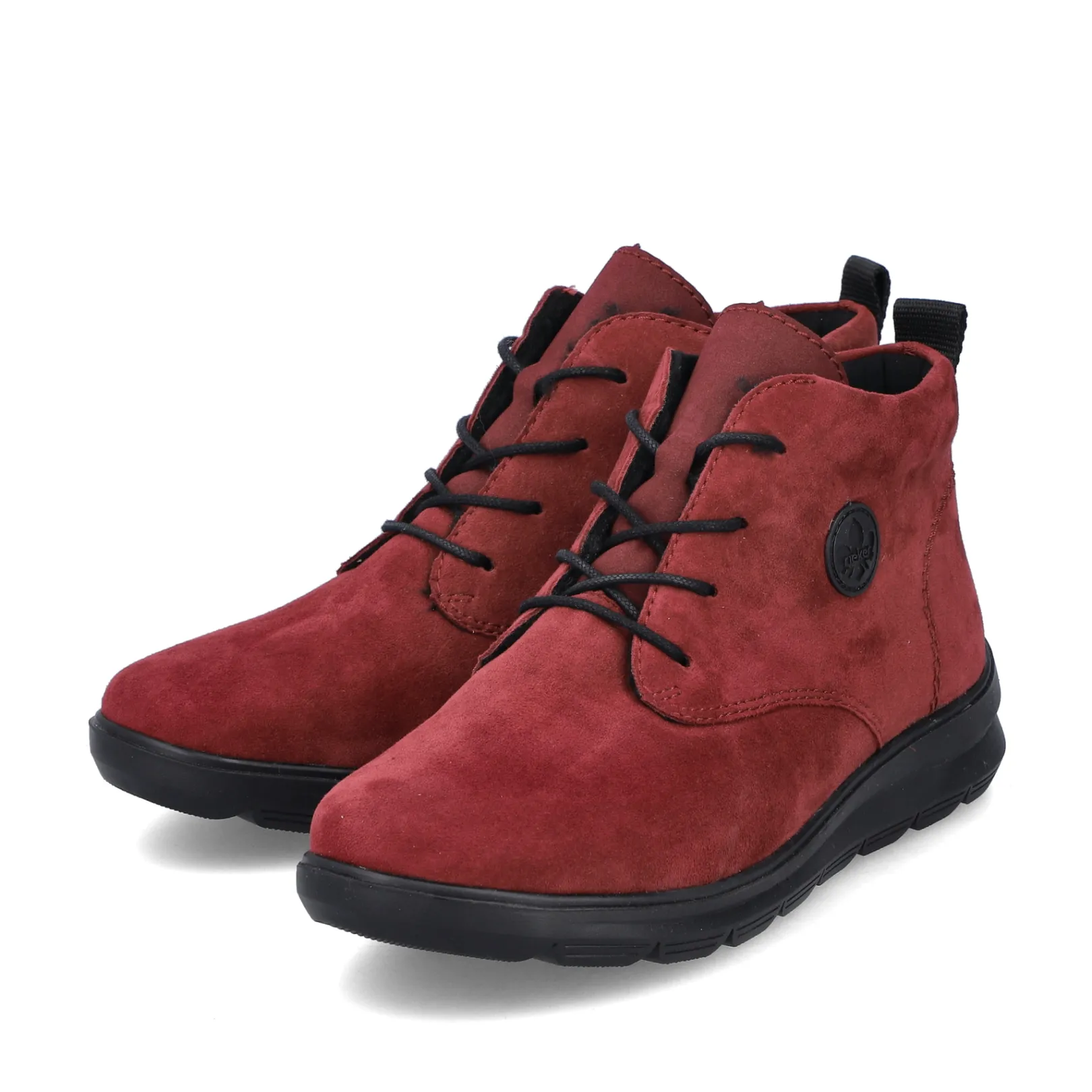 Rieker Stiefeletten & Boots<Damen Schnürstiefel rubin Rot