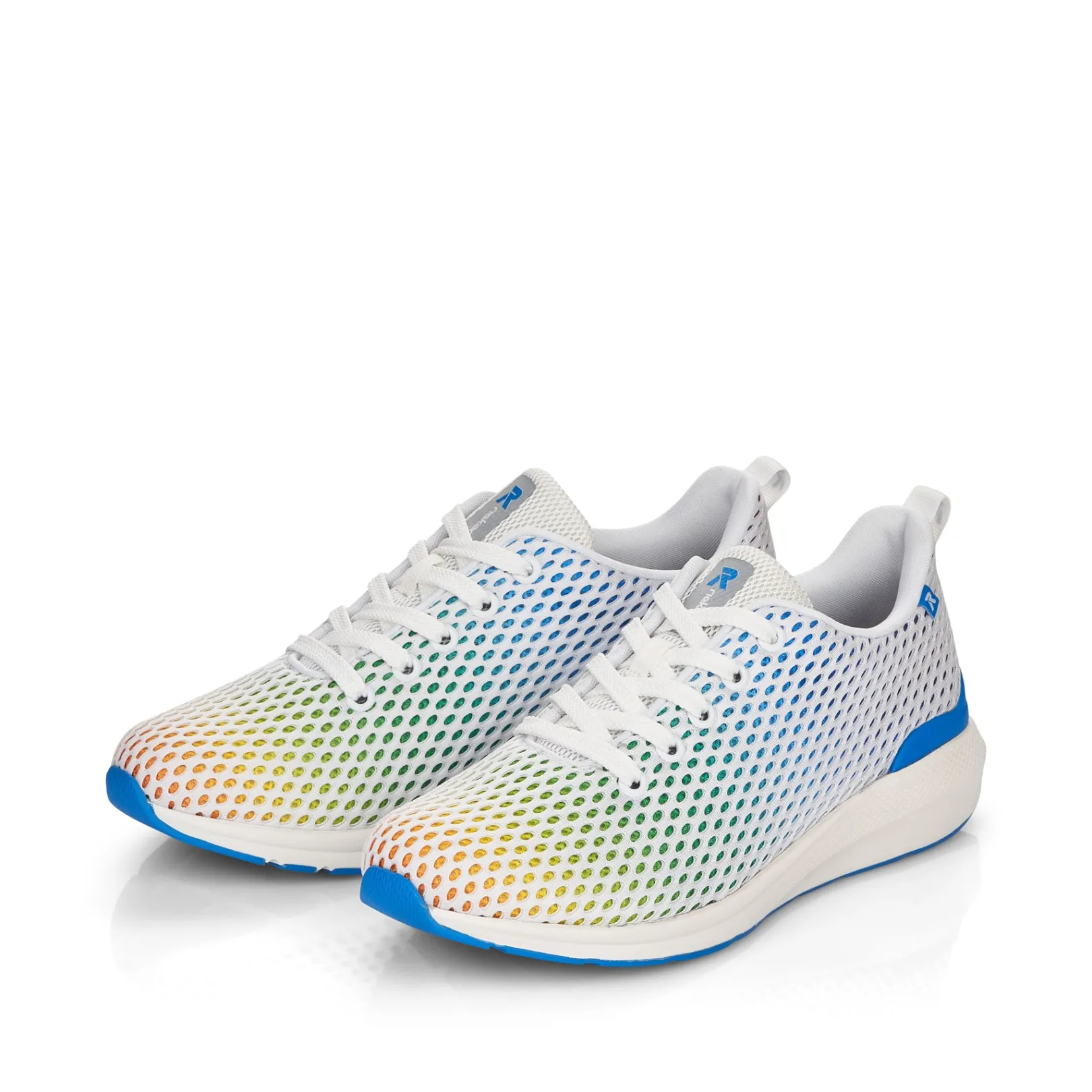 Rieker Sneaker<Damen Sneaker Low crystal-white rainbow Bunt