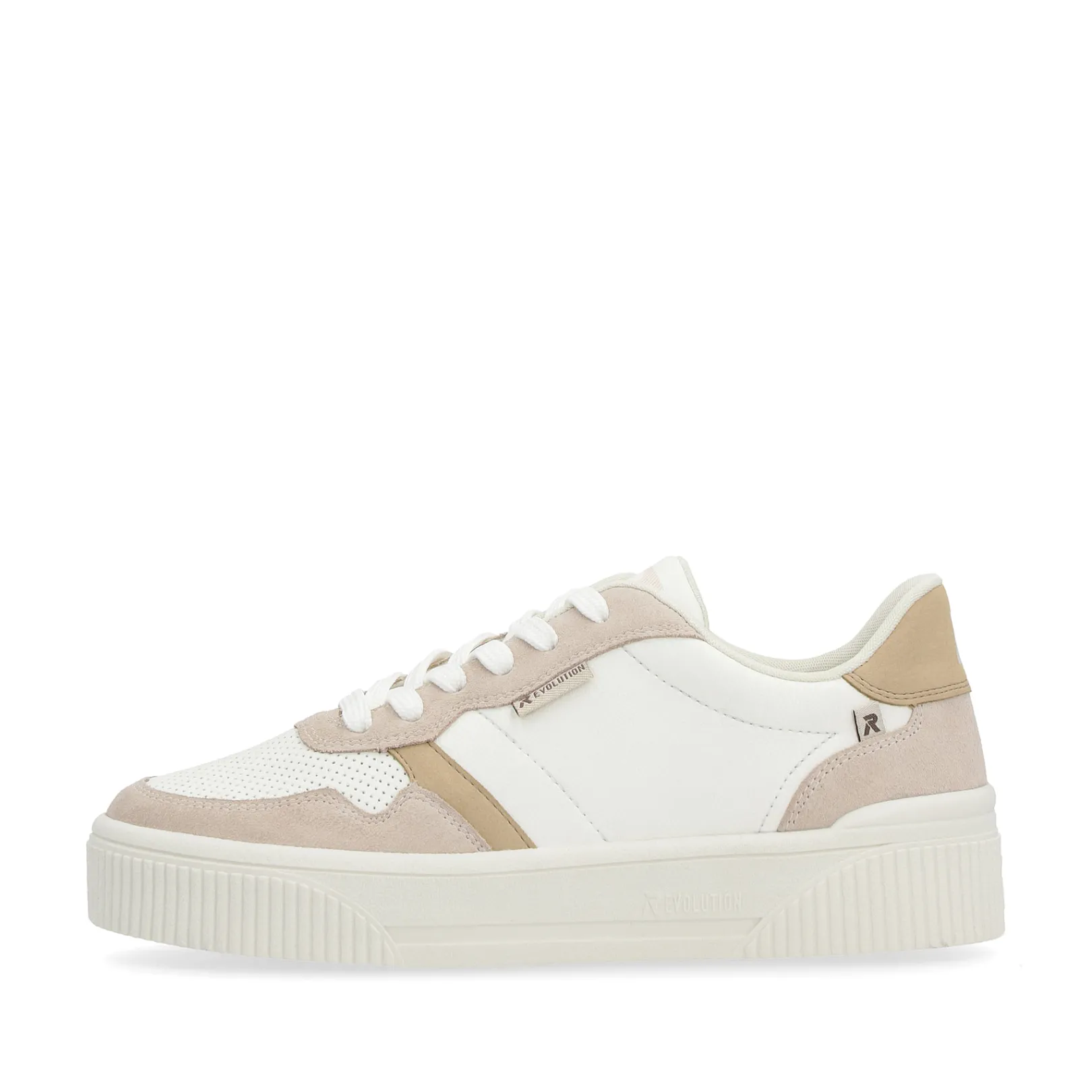 Rieker Sneaker<Damen Sneaker Low crystal-white sand-beige Weiss