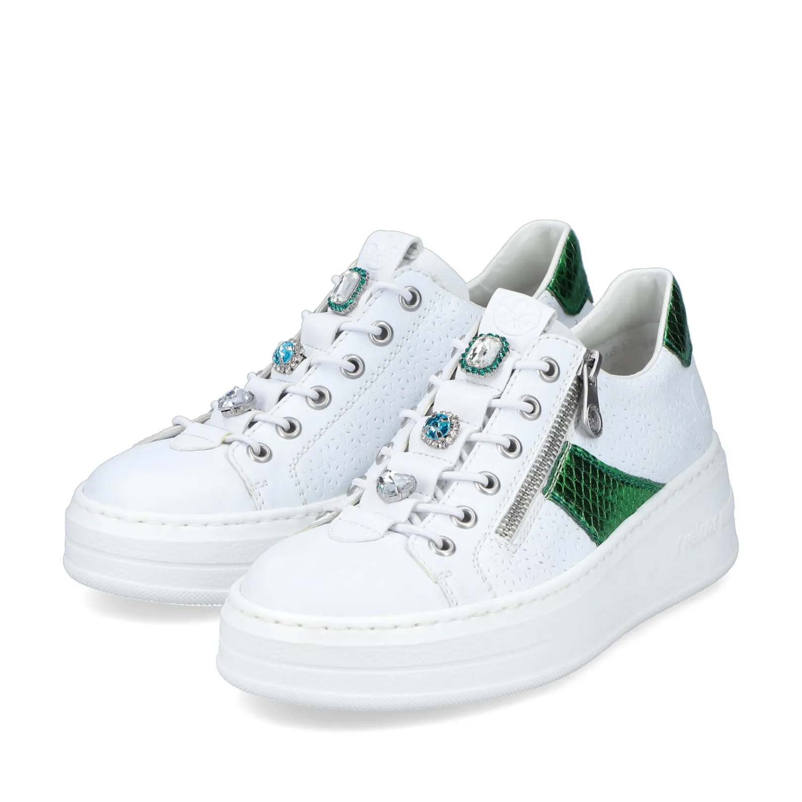 Rieker Sneaker<Damen Sneaker Low eis Weiss