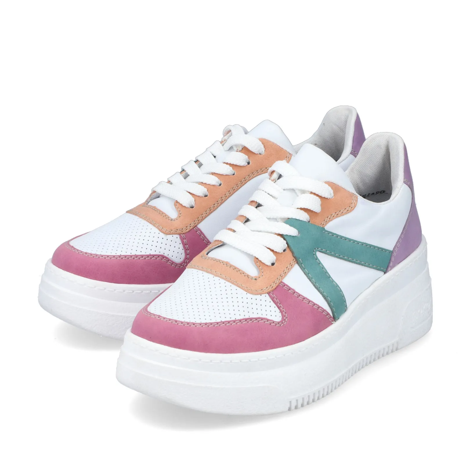 Rieker Sneaker<Damen Sneaker Low eis-mehrfarbig Weiss