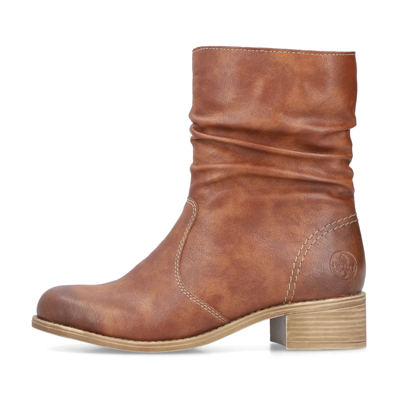 Rieker Stiefeletten & Boots<Damen Stiefeletten nougat Braun