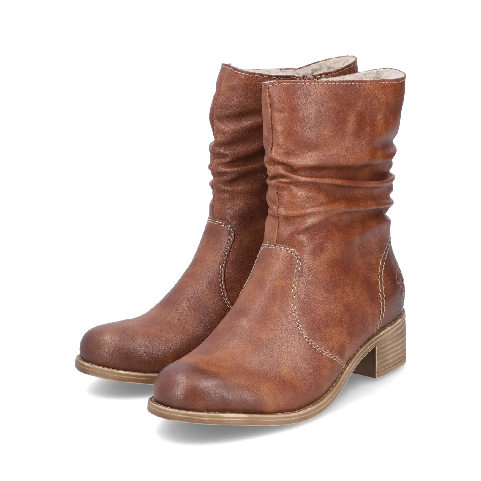 Rieker Stiefeletten & Boots<Damen Stiefeletten nougat Braun